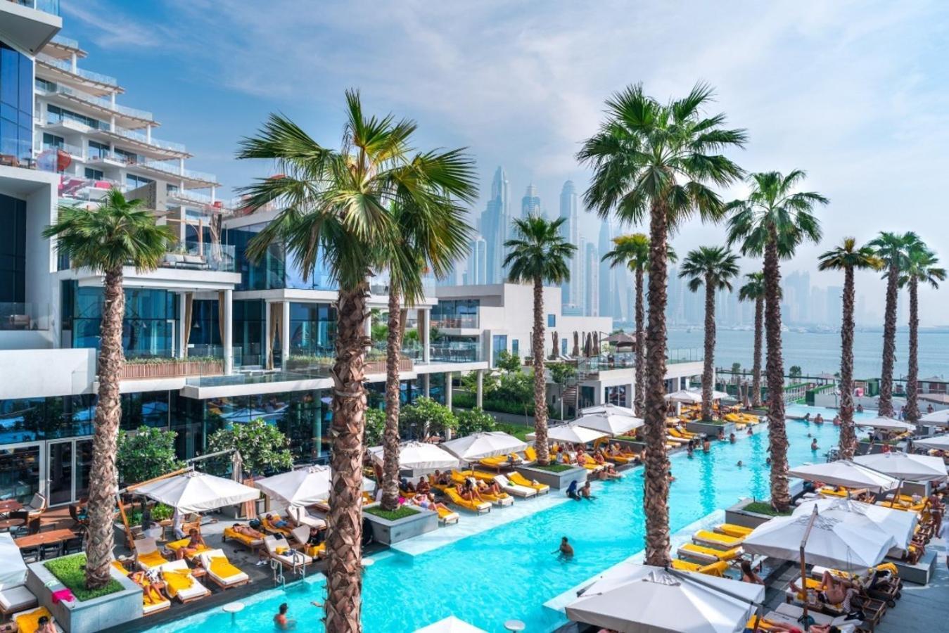 Отель Five Palm Luxury Penthouse Full Marina View & Private Pool Дубай Экстерьер фото